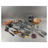 Assorted Kitchen Utensils & More