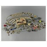Lot of Jewelry Parts for Crafting or Repair
