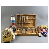 Vtg Tool Case, Toys, and More