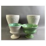 Vtg MCM Ceramic Pottery Pots