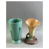 Vtg Roseville Ceramic Pottery Vases