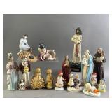 Vtg Assortment of Porcelain Figures