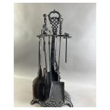 Victorian Style Metal Fireplace Companion Set