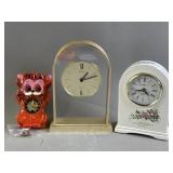 Vtg Wall & Mantel Clocks Lot