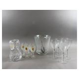 Vintage Glass Ice Bucket & More