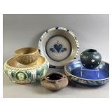 Vtg Ceramic Pie Safes, Pots & Dishes