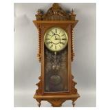 Vintage Gilbert "Thespian" Wall Regulator Clock