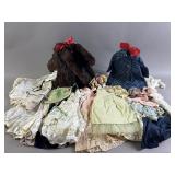 Lot of Vintage Doll Clothes
