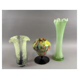 Vintage Stretch Glass Vase and more