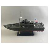 Model Vietnam Patrol Boat Statue