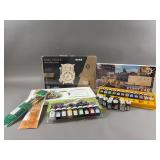 3D Wood Puzzles, Paint & Brushes