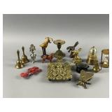 Vintage Brass Bells, Trivet & More
