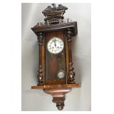 Antique German "R&A" Pendulum  Wall Clock