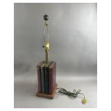 Vintage Antique Book Table Lamp