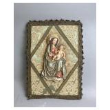 Vtg Anri Tori Art Resin Madonna & Baby Jesus Decor