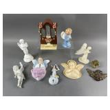 Angel Themed Holy Water Fonts, Music Box & More