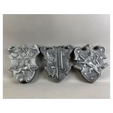 Silver Britannic Style Wall Plaques