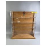 Harley Davidson Oak Wood Display Case