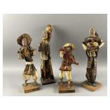 Mexican Folk Art Paper Mache Figurines