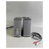 2 Small Grey Bose Speakers