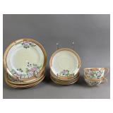Vtg Porcelain Floral Tea Set Made in Japan