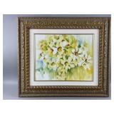 Framed/Signed/# Vintage Watercolor Painting