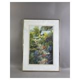 Framed/Signed/# Audrey Ratterman Watercolor Print