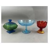 LE Smith Amberina Ombrï¿½ & More Depression Glass