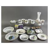 Collection of Decorative Dishes, Teacups, & More