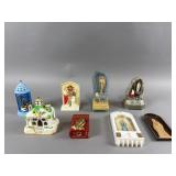 Vintage Plastic Virgin Mary Statues & More