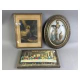 Vtg Religious Framed Wall Art
