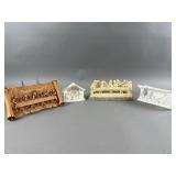 Vtg Last Supper Statue, Nativity Ceramics & More