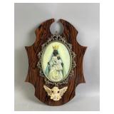 Decorative Religious Wall Plaque Figure