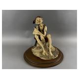Large Giuseppe Armani Italy Fisherman Figurine