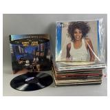 Lot of Vinyl Records - Whitney Houston & More