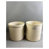 Vtg Robinson Ransbottom Pottery Stoneware Crocks