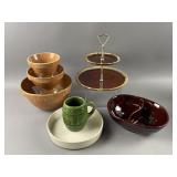 Vintage Watt Pottery Oven Proof Bowls & More