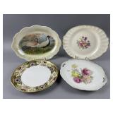 Vtg Hand-painted Nibbon Plate & More