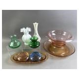 Assortment of Vtg Decorative Glass