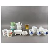 Assorted Milk Glass, Anchor Hocking Glasses & More