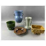 Vintage FTD Pottery Planter & More
