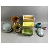Vtg Assortment of Colorful Pottery