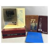 Collection of Vtg High School & College Yearbooks