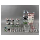 Vintage Hazel Atlas Cocktail Shaker Set & More
