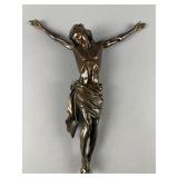 Vtg Bronze Wall Sculpture Crucifixion of Jesus