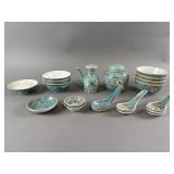 Vintage Oriental Porcelain Japanese Kitchen Set