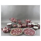 Vintage Chinese Mun Shou Porcelain Kitchen Set