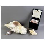 Himalayan Salt Tealight Candle Holder & Shells