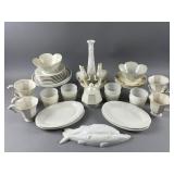 Assorted Vintage Glassware, Figurines, More