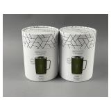 2-NIB Brï¿½mate Toddy Tumblers OD GREEN